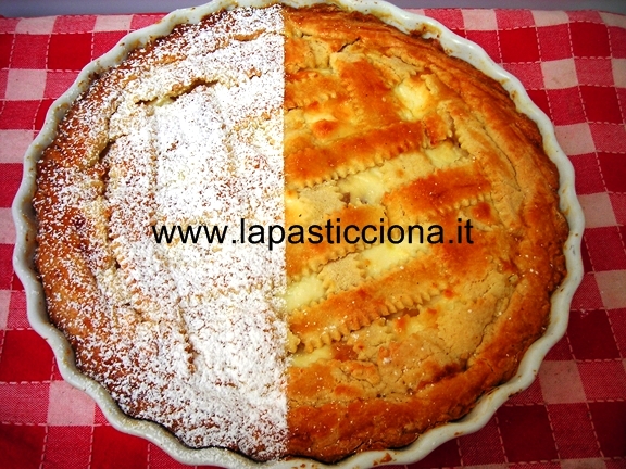 crostata di ricotta  con zuccata