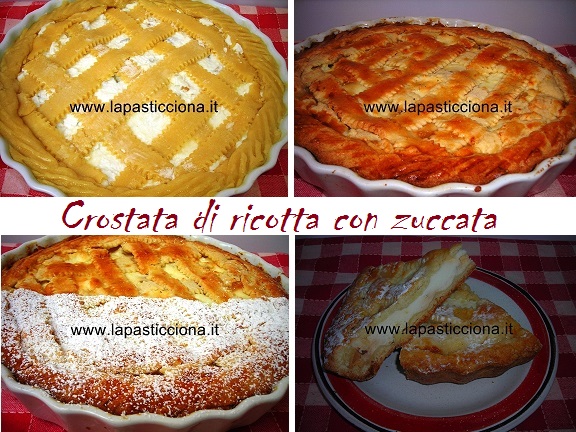 Crostata di ricotta con zuccata