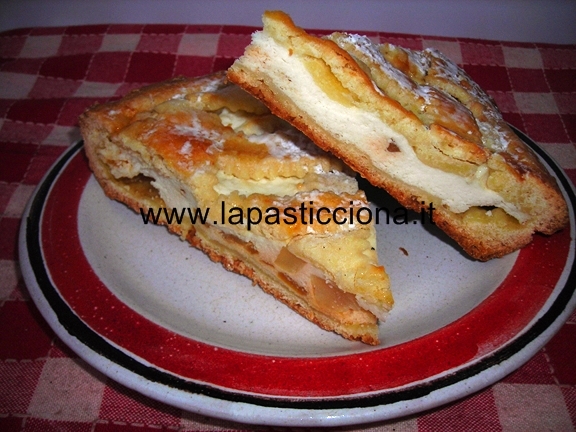 Crostata di ricotta con zuccata