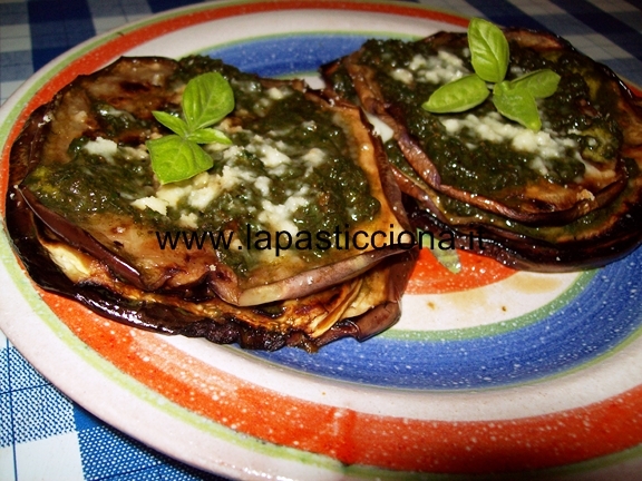 torrette di melanzane al pesto