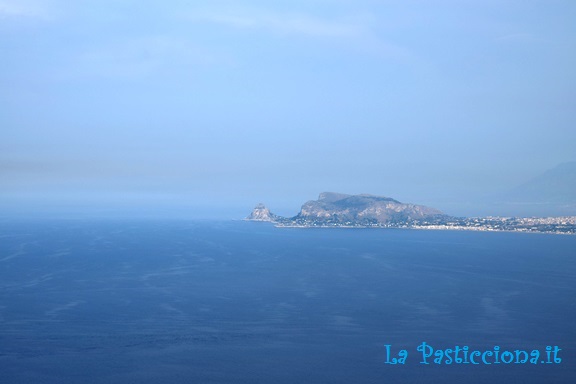 Panorama del golfo di Palermo visto da Monte Pellegrino