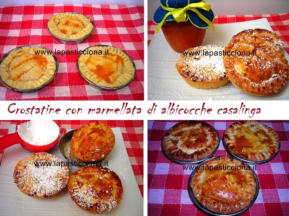 Crostatine con marmellata di albicocche