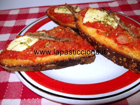 bruschette allo sfincione