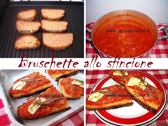 Bruschette allo sfincione