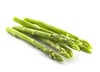 Asparagus on the white background