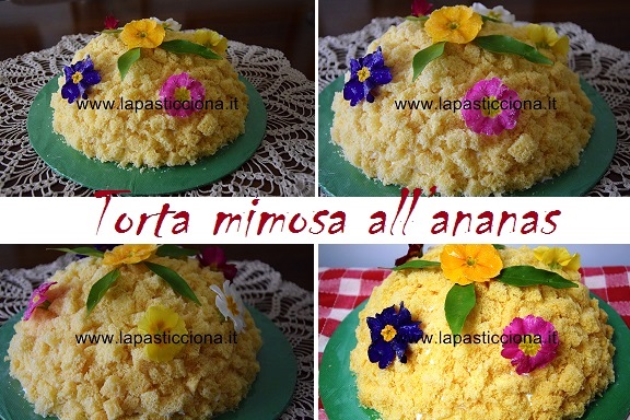 Torta mimosa all’ananas