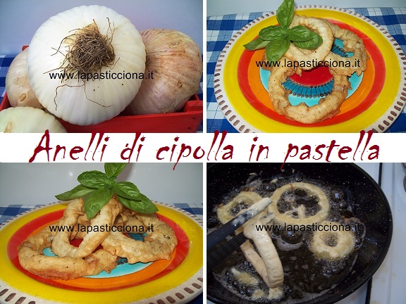 Anelli di cipolla in pastella