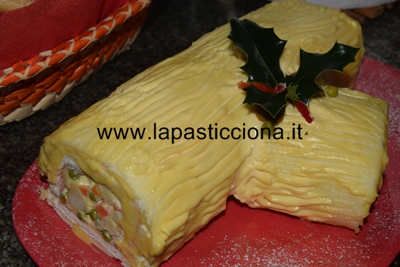 Tronchetto di Natale salato