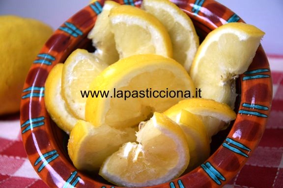 Dolci fredde fette di limone