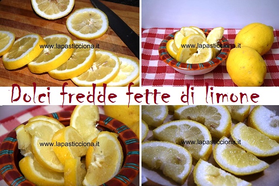 Dolci fredde fette di limone