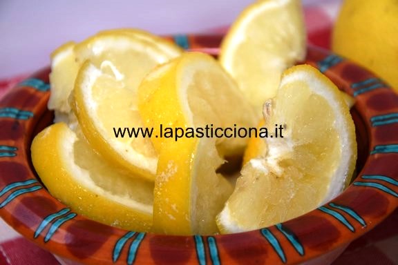 Dolci fredde fette di limone