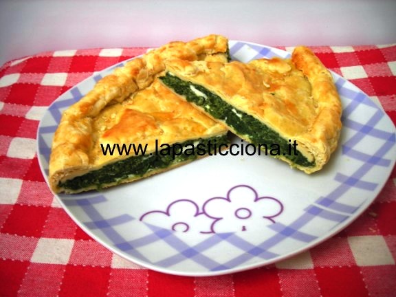 Torta salata con ricotta e spinaci