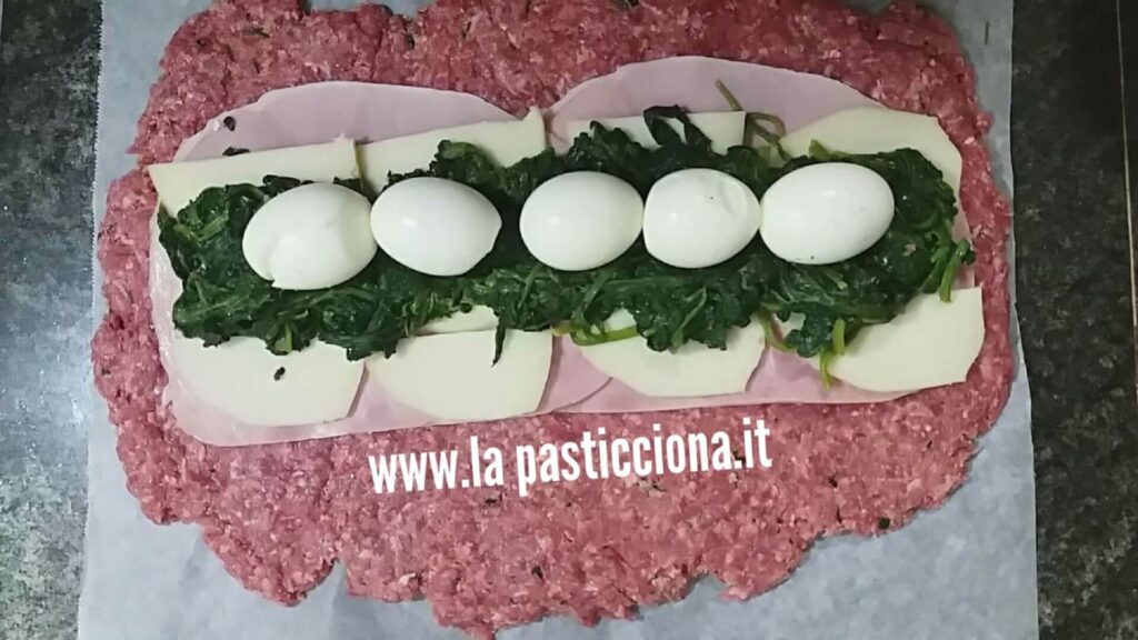 Polpettone di carne tritata in crosta