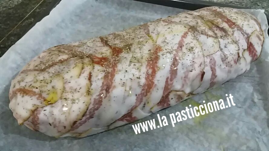 Polpettone di carne tritata in crosta