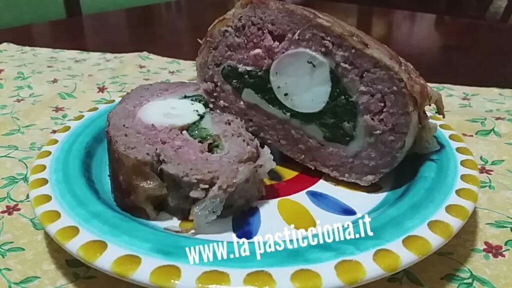 Polpettone di carne tritata in crosta