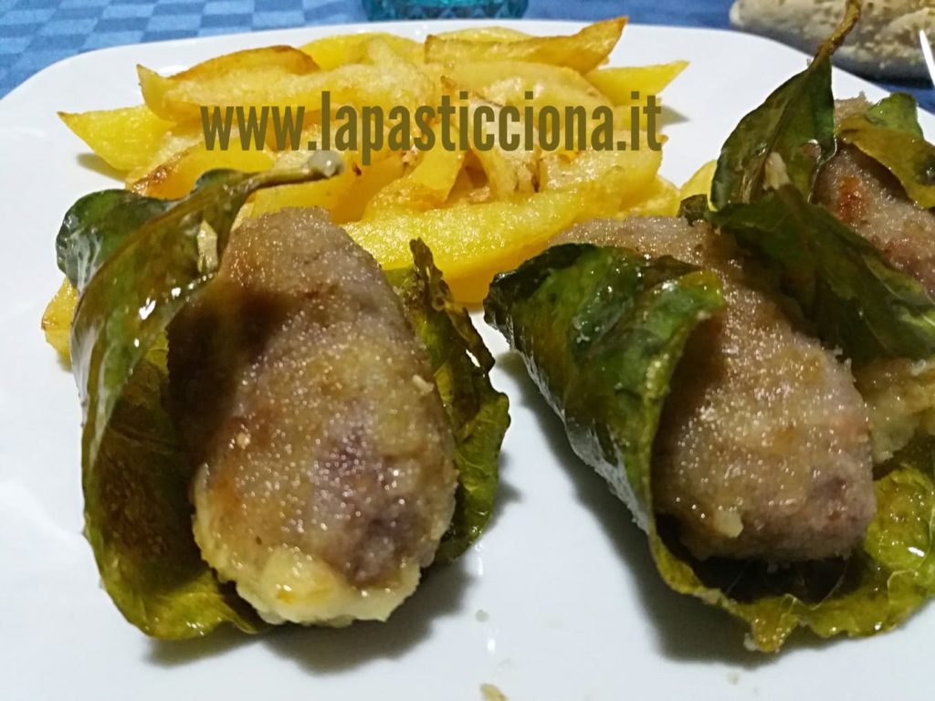 Polpette in foglie di limone