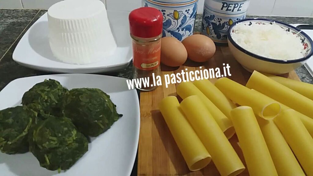 Cannelloni spinaci e ricotta