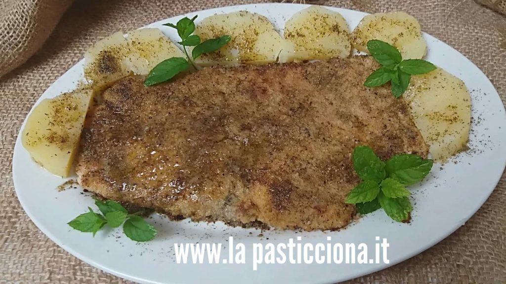 Pesce spada panato al salmoriglio