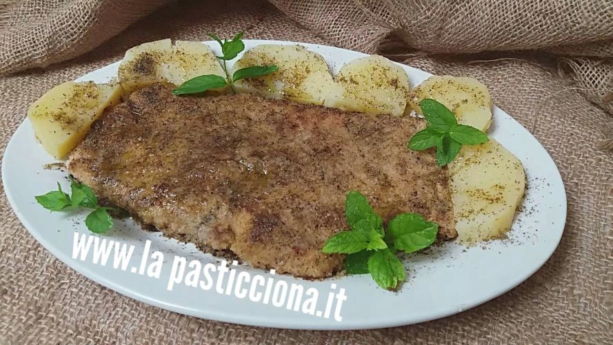 Pesce spada panato al salmoriglio